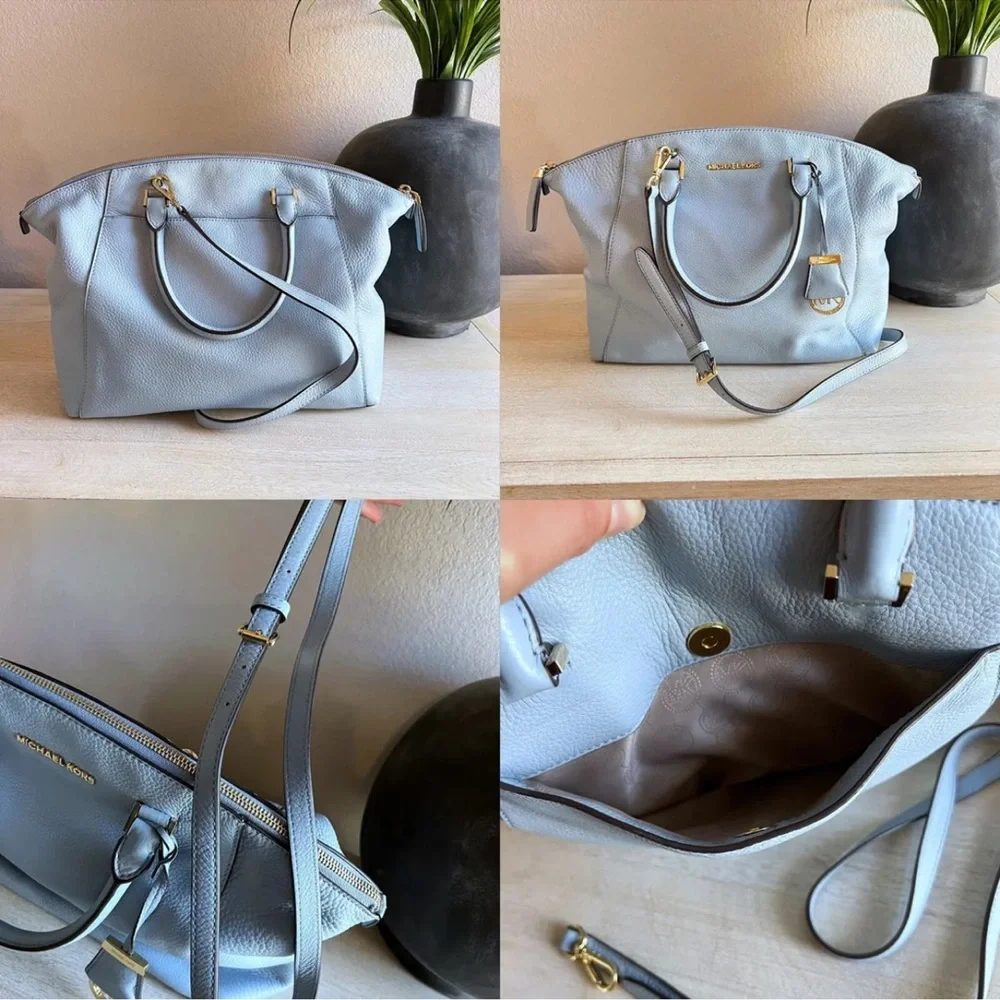 Michael Kors Large Riley Pebble Leather Purse